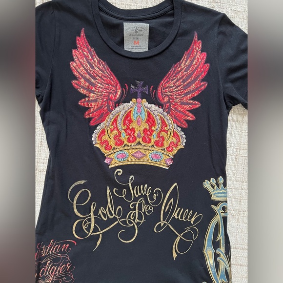 Christian Audigier Ed Hary Vintage Top - Picture 5 of 5